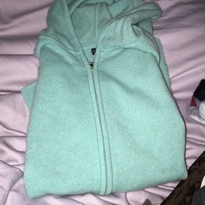 Cashmere zip up sweater